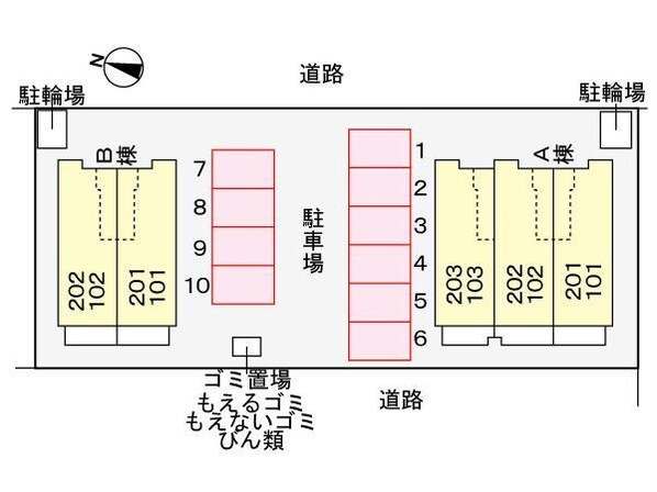 プロムナード唐津Bの物件外観写真